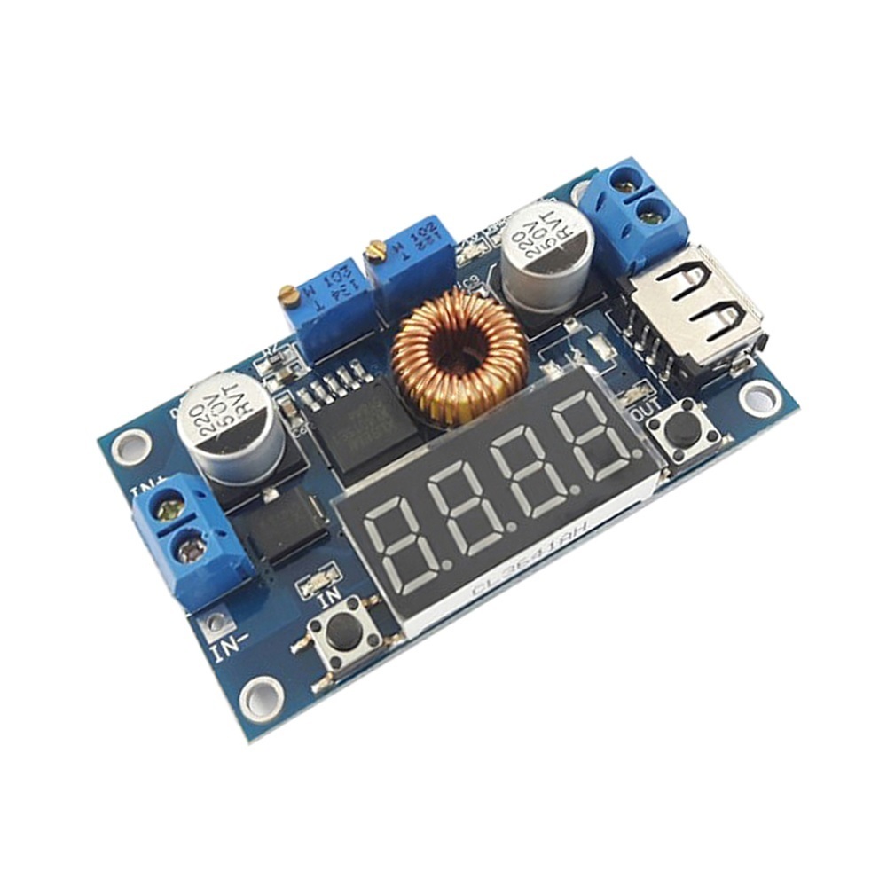 XL4015 DC-DC 강압벅컨버터모듈 전압계 IN 7-36V OUT 1.25-32V 5A CV CC (HAM1628)